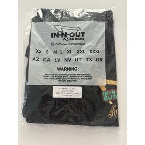 In-N-Out Burger Arizona Black T-Shirt LARGE 2020 Annual Tee Sealed New